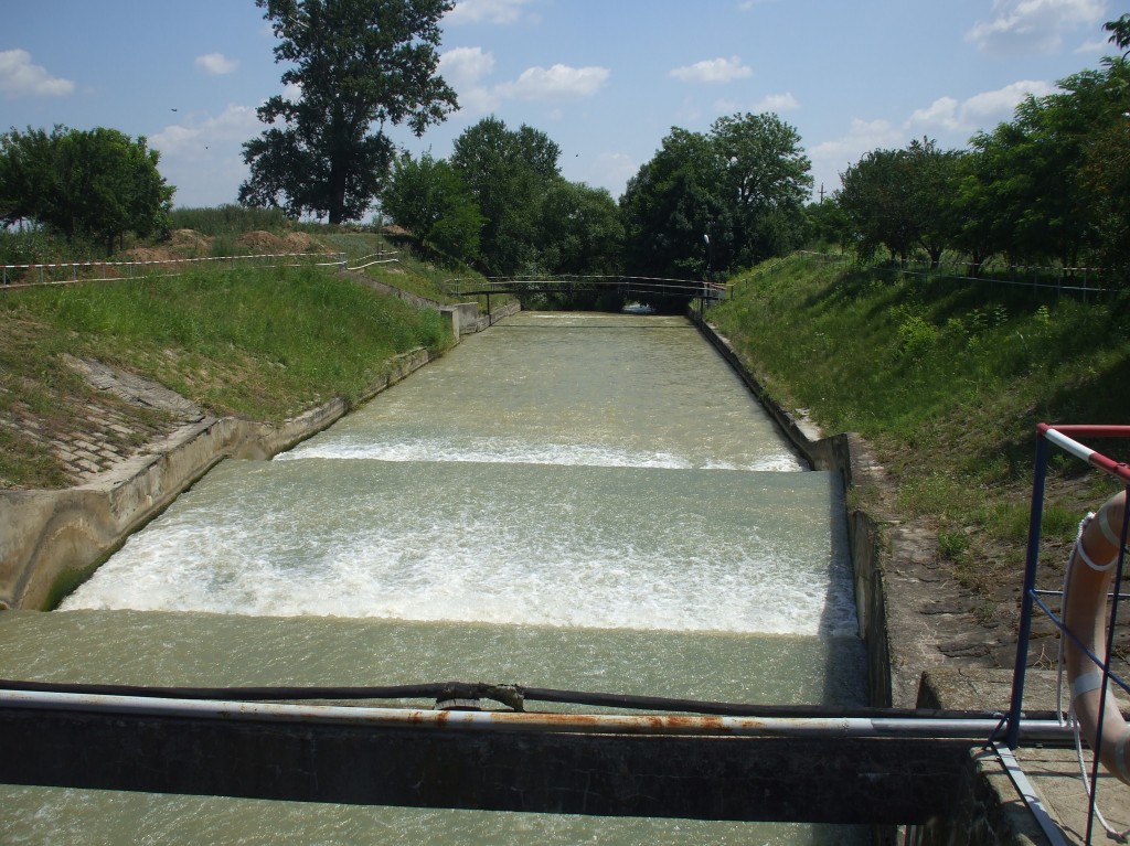Figura 1. Derivaţia râului Ciorogârla la Staţia de tratare a apei de la Arcuda