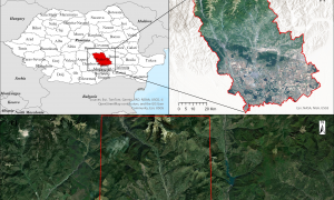 Figura 1. Harta localizării zonei Comarnic